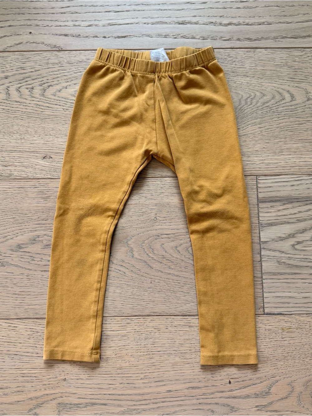 Jax & Lennon Co Mustard Stretch Kids Leggings